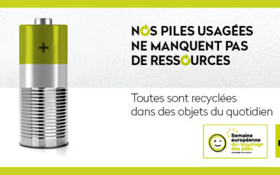 INFO CCPA : SEMAINE EUROPEENNE DE RECYCLAGE DE PILES