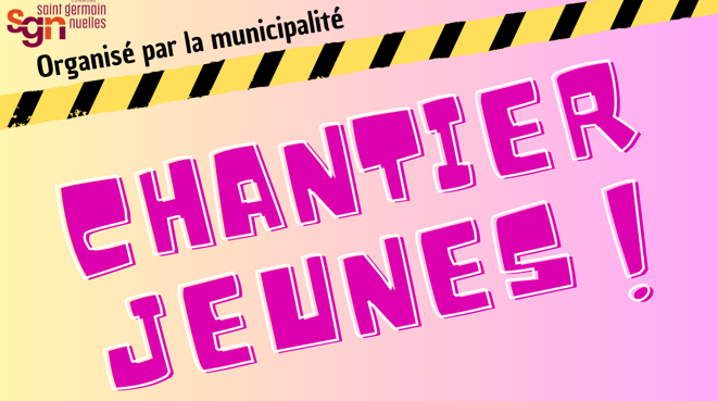 NOUVEAU : CHANTIER JEUNES