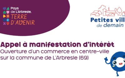 Appel à manifestation d&rsquo;intérêt : Ouverture d’un commerce en centre-ville sur la commune de L’Arbresle