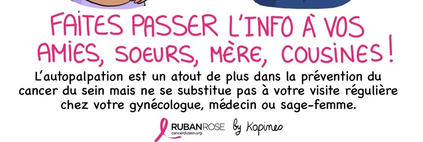 OCTOBRE ROSE : AUTOPALPATION