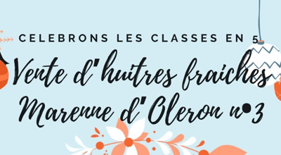 Les classes en 5 serons au marché de Noël