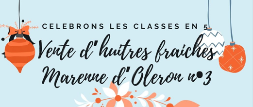 Les classes en 5 serons au marché de Noël