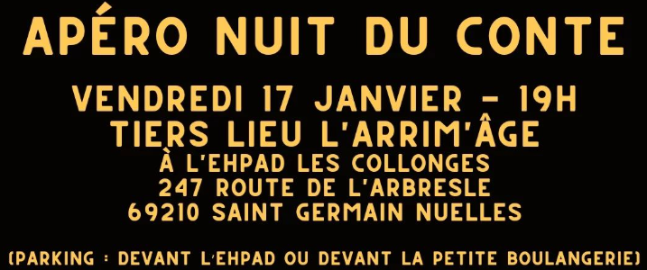 Nuit du conte : Apéro bénévoles