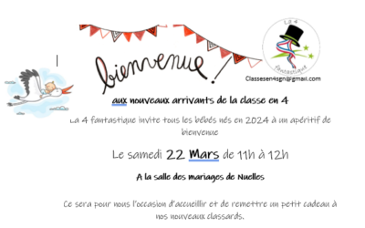 INVITATION PAR LES CLASSES EN 4