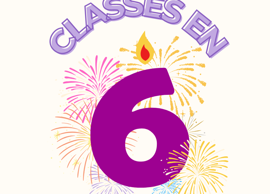 [INFO ASSO : CLASSE EN 6]
