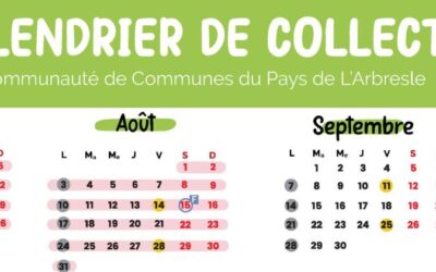 [ CALENDRIER DES COLLECTES 2026 ]