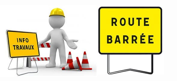 [INFO TRAVAUX : BOURG DE SAINT GERMAIN _ CHEMIN DU MOULIN _ ROUTE BARRÉE _ 8 AU 14 OCTOBRE]